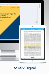 Abbildung von: Kommunalabgabengesetz des Landes Schleswig-Holstein (digital) - Kommunal- und Schul-Verlag