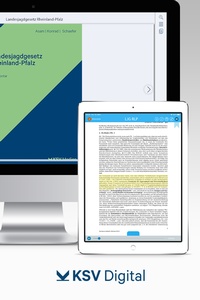 Abbildung von: Landesjagdgesetz Rheinland-Pfalz (digital) - Kommunal- und Schul-Verlag