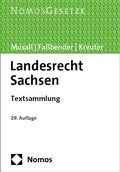 Cover: Landesrecht Sachsen - Nomos