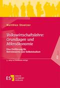 Cover: Volkswirtschaftslehre: Grundlagen und Mikro&ouml;konomie - Erich Schmidt Verlag
