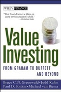 Cover: Value Investing - Wiley