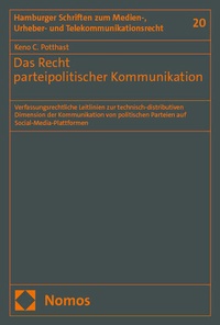 Abbildung von: Das Recht parteipolitischer Kommunikation - Nomos