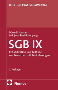 Enlarge image Cover: Sozialgesetzbuch IX: SGB IX - Nomos