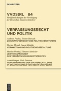 Cover: Verfassungsrecht und Politik - De Gruyter