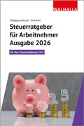 Cover: Steuerratgeber f&uuml;r Arbeitnehmer - Ausgabe 2026 - Walhalla