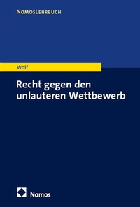 Enlarge image Cover: Recht gegen den unlauteren Wettbewerb - Nomos