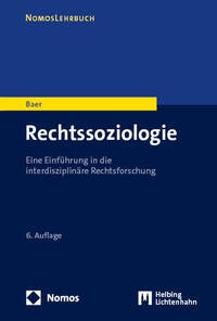 Abbildung von: Rechtssoziologie - Nomos