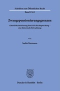 Cover: Zwangspensionierungsgrenzen - Duncker & Humblot