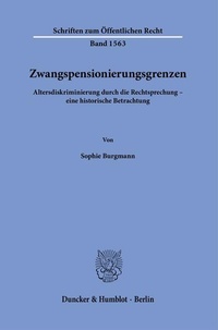 Enlarge image Cover: Zwangspensionierungsgrenzen - Duncker & Humblot