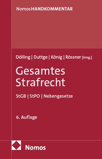 Abbildung von: Gesamtes Strafrecht - Nomos