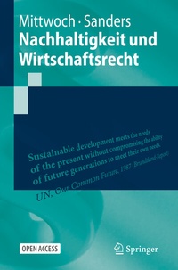 Abbildung von: Nachhaltigkeit und Wirtschaftsrecht - Springer