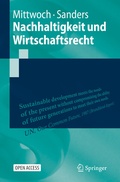 Cover: Nachhaltigkeit und Wirtschaftsrecht - Springer