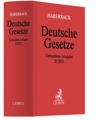 Abbildung von: Deutsche Gesetze Gebundene Ausgabe II/2025 - C.H.BECK