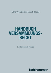Abbildung von: Handbuch Versammlungsrecht - Kohlhammer