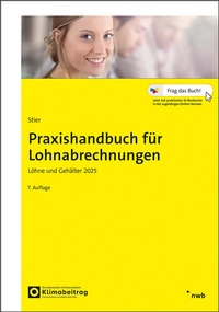 Bild vergrößern Bild: Praxishandbuch für Lohnabrechnungen - NWB