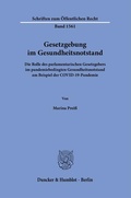 Abbildung von: Gesetzgebung im Gesundheitsnotstand - Duncker & Humblot