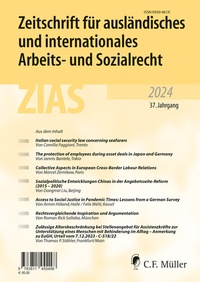 Abbildung von: Zeitschrift für ausländisches und internationales Arbeits- und Sozialrecht - C.F. Müller