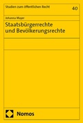 Cover: Staatsb&uuml;rgerrechte und Bev&ouml;lkerungsrechte - Nomos