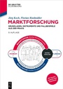 Cover: Marktforschung - De Gruyter Oldenbourg