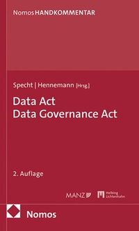 Enlarge image Cover: Data Act Data Governance Act - Manz