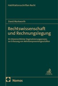 Cover: Rechtswissenschaft und Rechnungslegung - Nomos