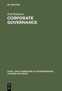 Cover: Corporate Governance - De Gruyter Oldenbourg