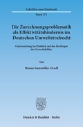 Bild: Die Zurechnungsproblematik als Effektivitätshindernis im Deutschen Umweltstrafrecht - Duncker & Humblot