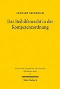 Abbildung von: Das Beihilfenrecht in der Kompetenzordnung - Mohr Siebeck