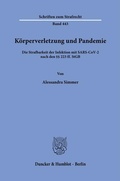 Bild: Körperverletzung und Pandemie - Duncker & Humblot