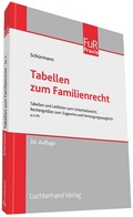 Cover: Tabellen zum Familienrecht - TzFamR - Luchterhand