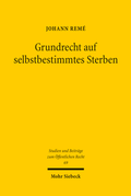 Abbildung von: Grundrecht auf selbstbestimmtes Sterben - Mohr Siebeck