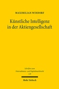 Abbildung von: Künstliche Intelligenz in der Aktiengesellschaft - Mohr Siebeck