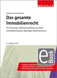 Abbildung von: Das gesamte Immobilienrecht - Walhalla