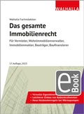 Bild: Das gesamte Immobilienrecht - Walhalla