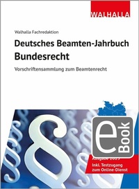 Abbildung von: Deutsches Beamten-Jahrbuch Bundesrecht 2025 - Walhalla
