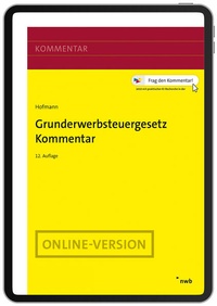 Abbildung von: Grunderwerbsteuergesetz Kommentar - NWB
