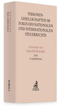 Cover: Personengesellschaften im Fokus des nationalen und Internationalen Steuerrechts - C.H.BECK
