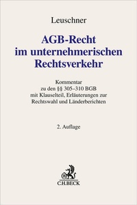 Abbildung von: AGB-Recht im unternehmerischen Rechtsverkehr - C.H.BECK