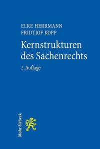 Abbildung von: Kernstrukturen des Sachenrechts - Mohr Siebeck
