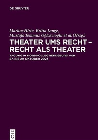 Abbildung von: Theater ums Recht - Recht als Theater - De Gruyter