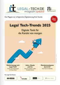 Abbildung von: Legal-Tech.de Trends 2025  - FFI-Verlag