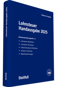 Abbildung von: Lohnsteuer Handausgabe 2025 - Stollfuß