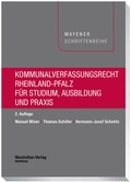 Cover: Kommunalverfassungsrecht Rheinland-Pfalz - Maximilian Verlag