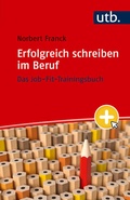 Cover: Erfolgreich schreiben im Beruf - UTB