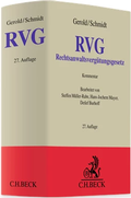Bild: Rechtsanwaltsverg&uuml;tungsgesetz: RVG - C.H.BECK