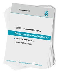 Abbildung von: Die Überblickskarteikarten Öffentliches Recht im Überblick II - Hemmer-Wüst