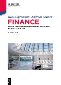 Abbildung von: Finance - De Gruyter