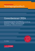 Cover: Veranlagungshandbuch Gewerbesteuer 2024 - IDW