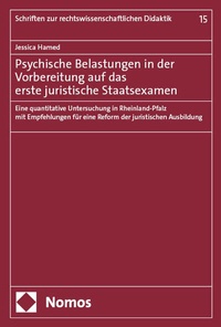 Abbildung von: Psychische Belastungen in der Vorbereitung auf das erste juristische Staatsexamen - Nomos