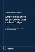 Cover: Symposium zu Ehren des 60. Geburtstages von Frank Saliger - Nomos